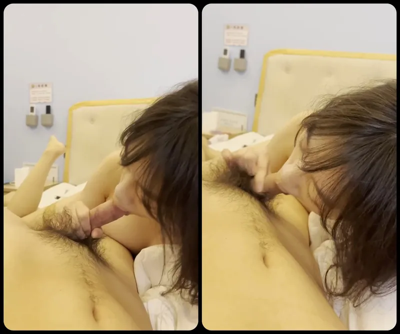 Em ghệ ngoan liếm láp Cây hàng bự của anh